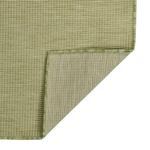 Tapete de tecido plano para exterior 80x150 cm verde - Image 2