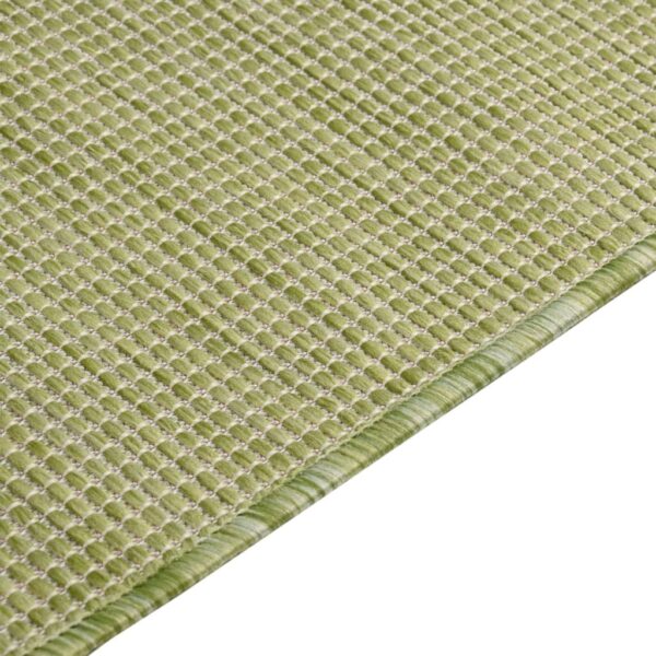 Tapete de tecido plano para exterior 80x150 cm verde - Image 4