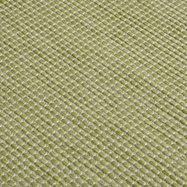 Tapete de tecido plano para exterior 80x150 cm verde - Image 5