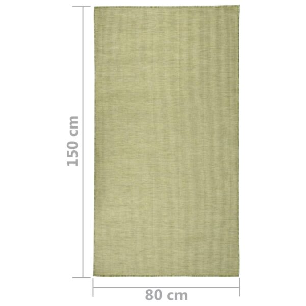 Tapete de tecido plano para exterior 80x150 cm verde - Image 6