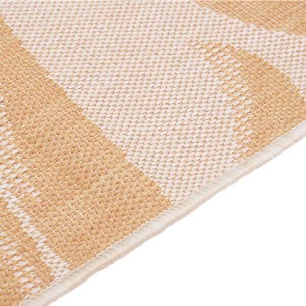 Tapete de tecido plano para exterior 100x200 cm padrão folhas - Image 4