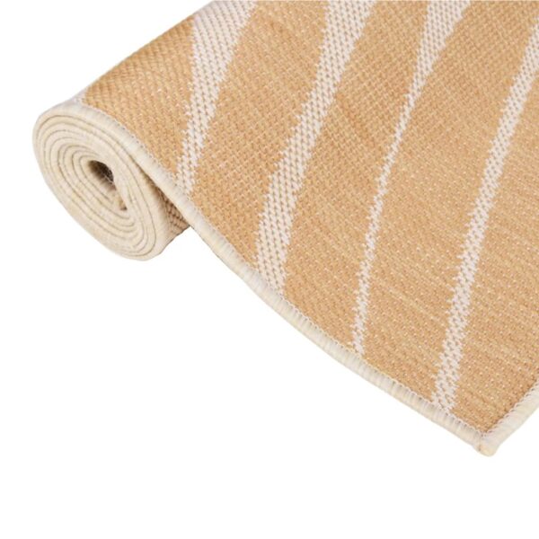 Tapete de tecido plano para exterior 200x280 cm padrão folhas - Image 3