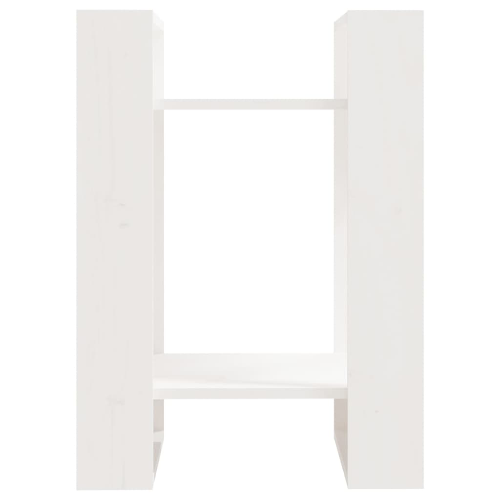 Estante/divisória 41x35x57 cm pinho maciço branco - Image 2