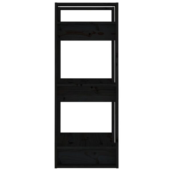 Estante/divisória 41x35x91 cm pinho maciço preto - Image 3