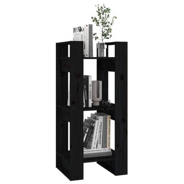 Estante/divisória 41x35x91 cm pinho maciço preto - Image 4
