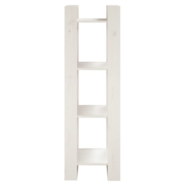 Estante/divisória 41x35x125 cm pinho maciço branco - Image 2