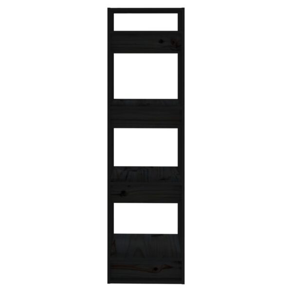 Estante/divisória 41x35x125 cm pinho maciço preto - Image 3