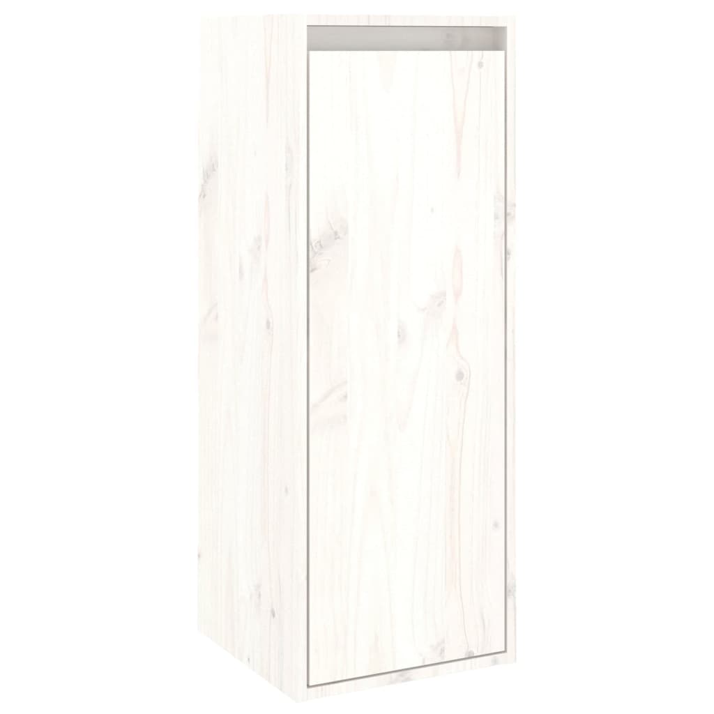 Móveis de TV 3 pcs madeira de pinho maciça branco - Image 8