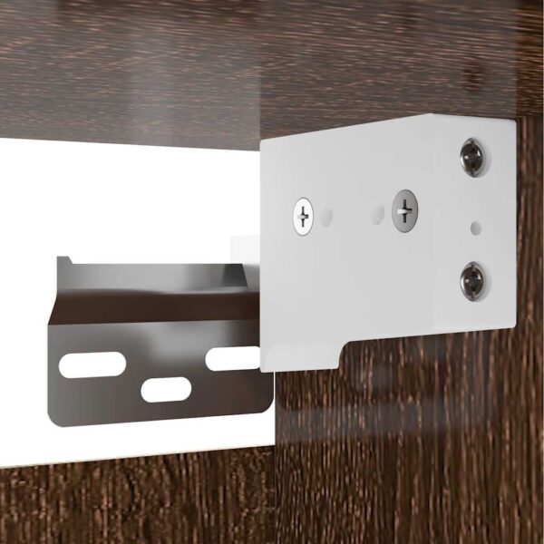 Móveis de TV de parede 2pcs 30,5x30x30 cm cor carvalho castanho - Image 9