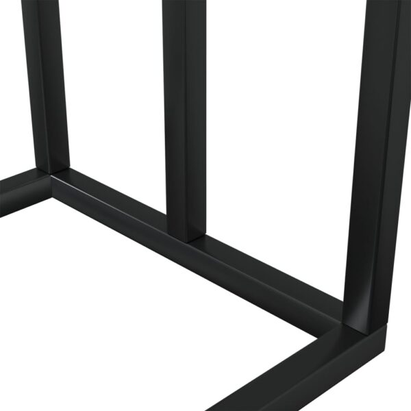 Toalheiro independente 48x24x79 cm ferro preto - Image 5