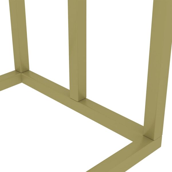 Toalheiro de pé 48x24x79 cm ferro dourado - Image 5