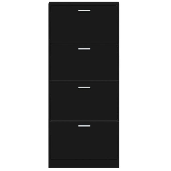 Sapateira 59x17x150 cm derivados de madeira preto - Image 5