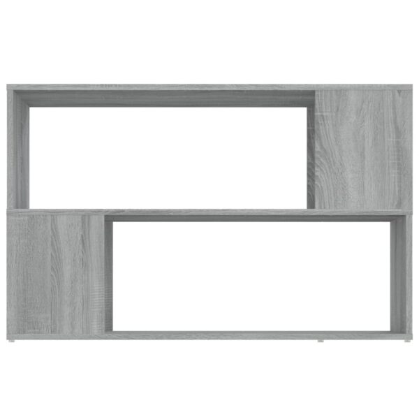 Estante 100x24x63 cm derivados de madeira cinzento sonoma - Image 4