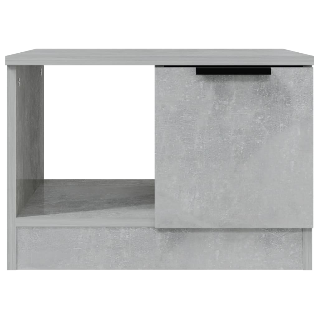 Mesa de centro 50x50x36 madeira processada cinza cimento - Image 4