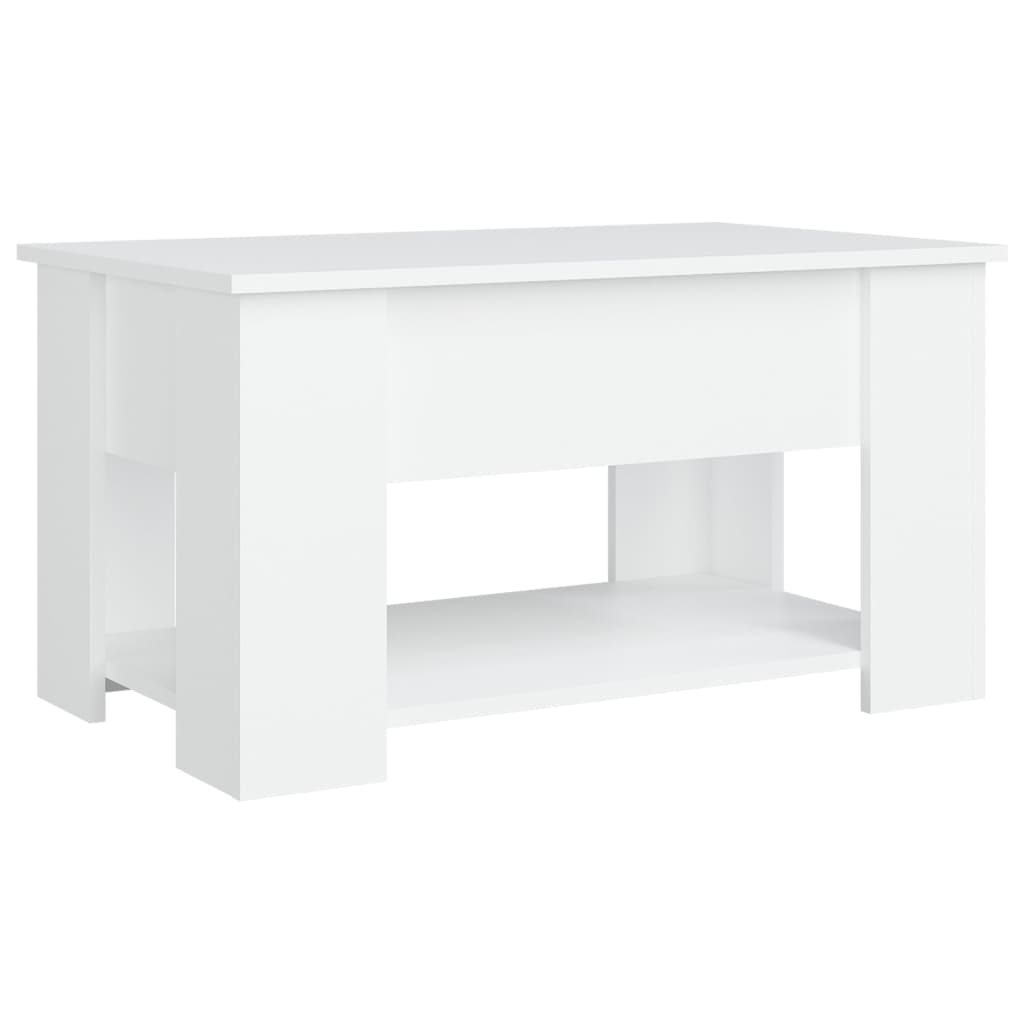 Mesa de centro 79x49x41 cm madeira processada branco - Image 4