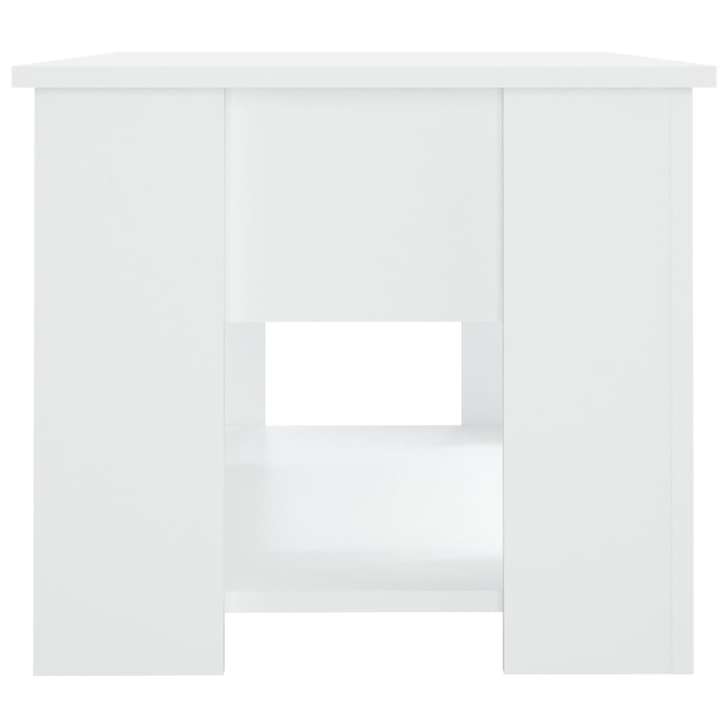 Mesa de centro 79x49x41 cm madeira processada branco - Image 6