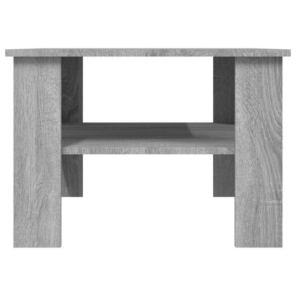 Mesa de centro 60x60x42 cm derivados de madeira cinzento sonoma - Image 3