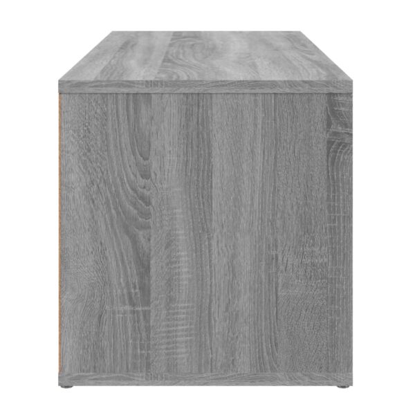 Móvel de TV 80x34x36 cm derivados de madeira cinzento sonoma - Image 7
