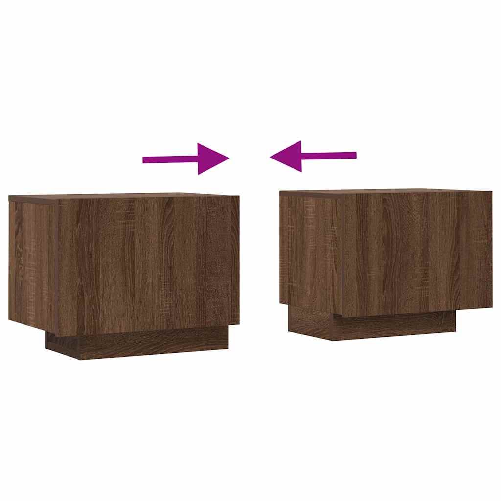 Móvel TV 100x35x40 cm madeira processada cor carvalho castanho - Image 7