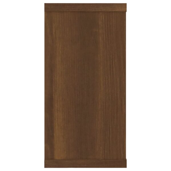 Prateleiras cubo 2 pcs derivados de madeira carvalho castanho - Image 6