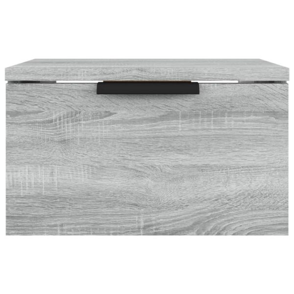 Mesas de cabeceira de parede 2 pcs 34x30x20 cm sonoma cinza - Image 3