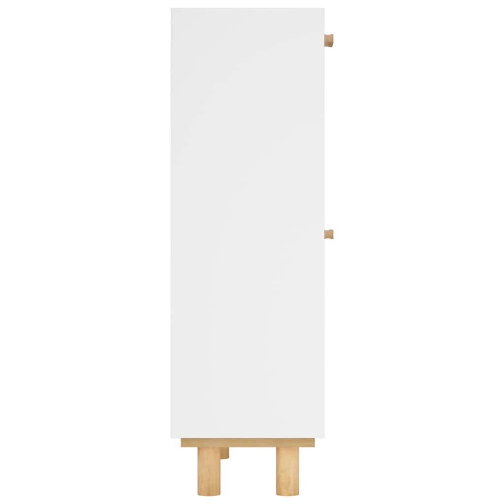 Sapateira 52x25x80 cm derivados de madeira/vime natural branco - Image 5