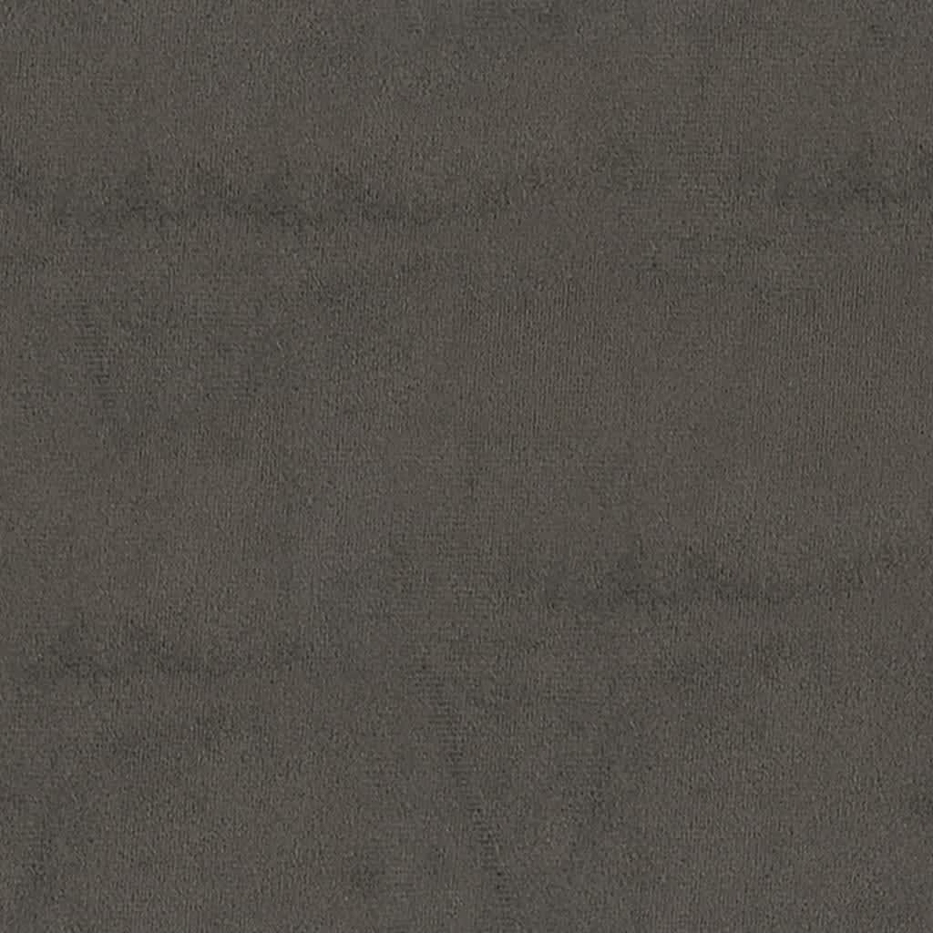 Cadeiras de jantar 2 pcs veludo cinzento-escuro - Image 6