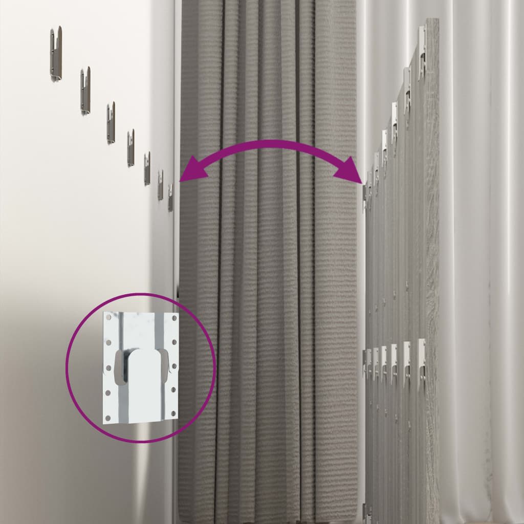 Cabeceira cama + armários madeira processada sonoma cinzento - Image 7