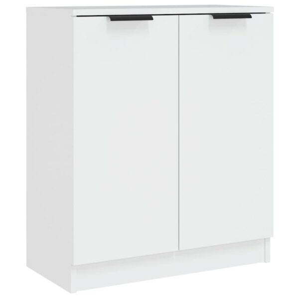 VidaXL 3 pcs aparadores derivados de madeira branco - Image 3