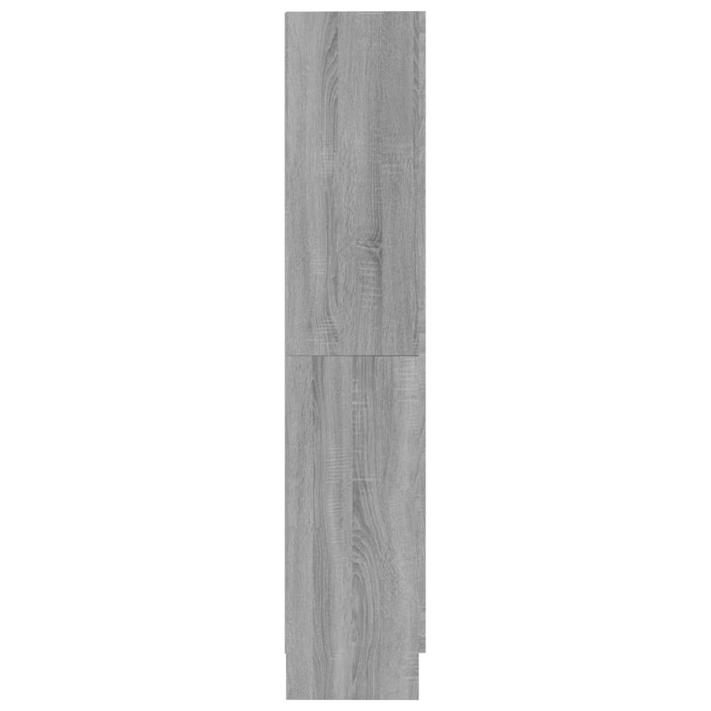 Estante 82,5x30,5x150 cm derivados de madeira cinzento sonoma - Image 5