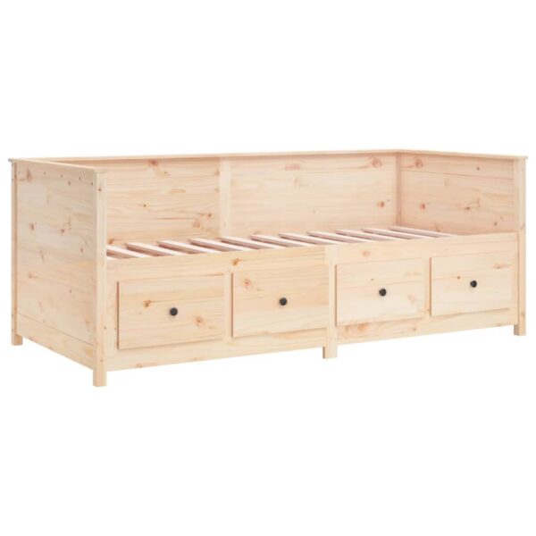 Sofá-cama sem colchão 90x190 cm madeira de pinho maciça - Image 8