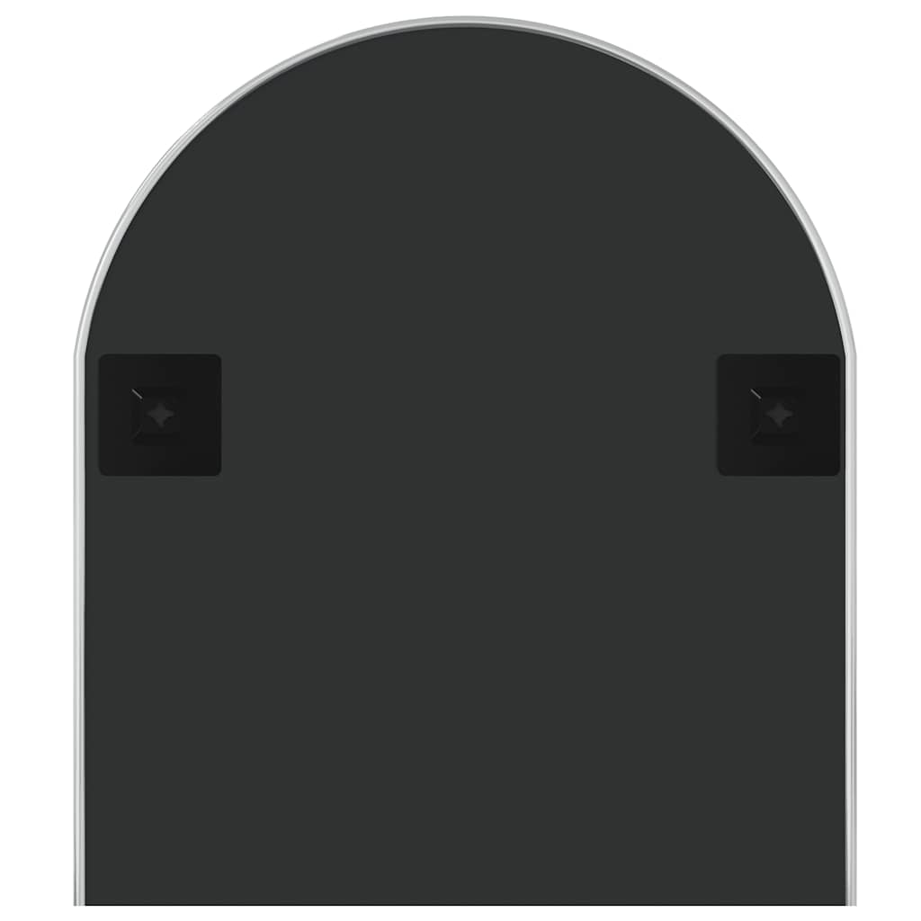 Espelho de parede oval 100x45 cm prateado - Image 4