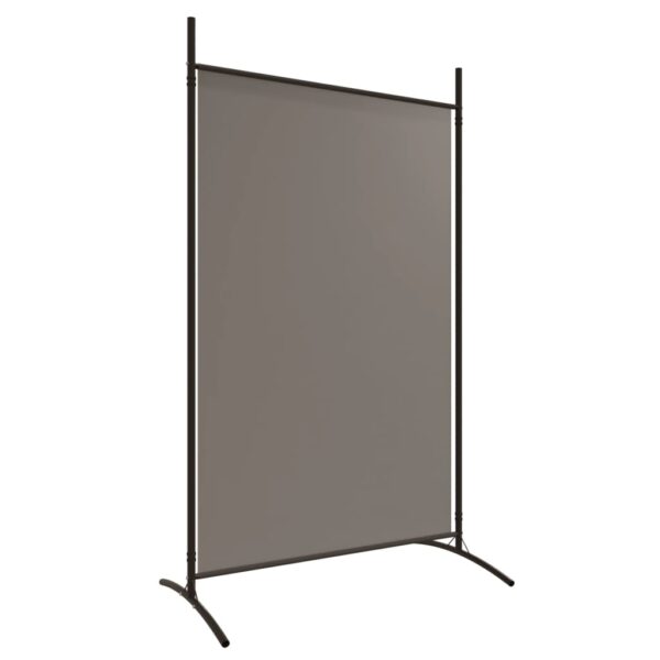 Divisória/biombo com 2 painéis 175x180 cm tecido antracite - Image 5