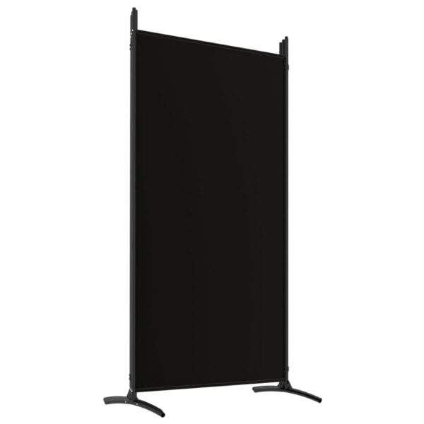 Divisória de quarto com 5 painéis 433x180 cm tecido preto - Image 5