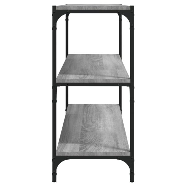 Estante 80x33x70,5 cm derivados de madeira e aço cinza sonoma - Image 5