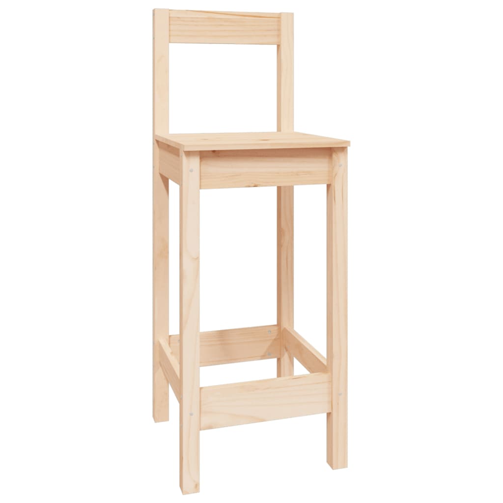 5 pcs conjunto de bar pinho maciço - Image 3