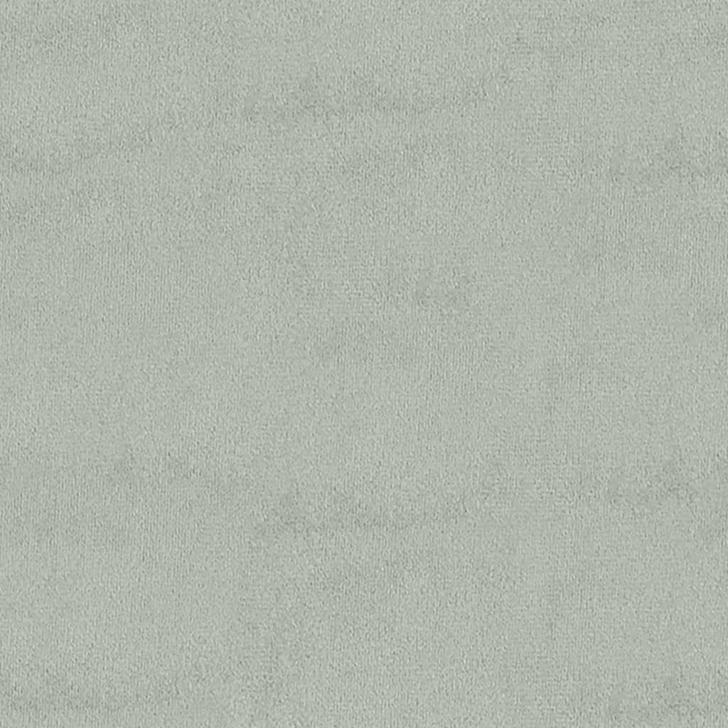 Banco de arrumação 110x45x49 cm veludo cinzento-claro - Image 5