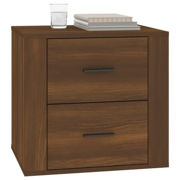 Mesa de cabeceira 50x39x47 cm cor carvalho castanho - Image 3