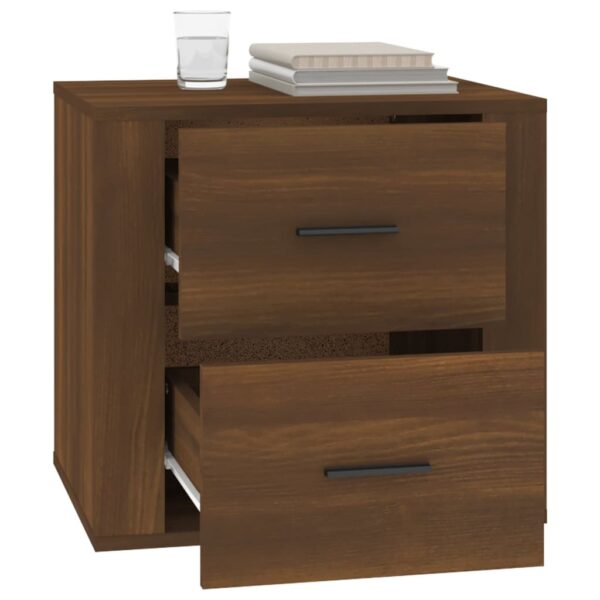 Mesa de cabeceira 50x39x47 cm cor carvalho castanho - Image 4