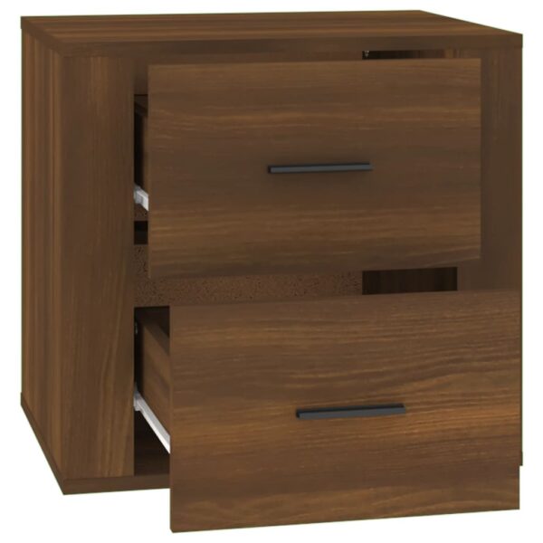 Mesa de cabeceira 50x39x47 cm cor carvalho castanho - Image 7