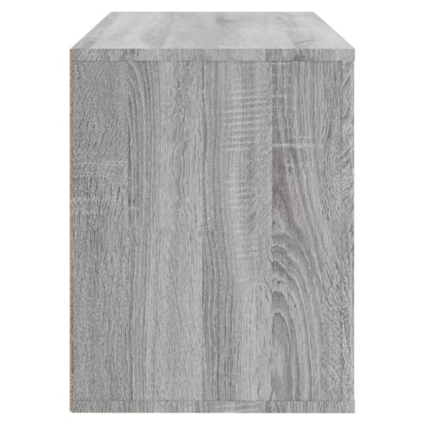 Sapateira 80x35x45 cm derivados de madeira sonoma cinza - Image 5