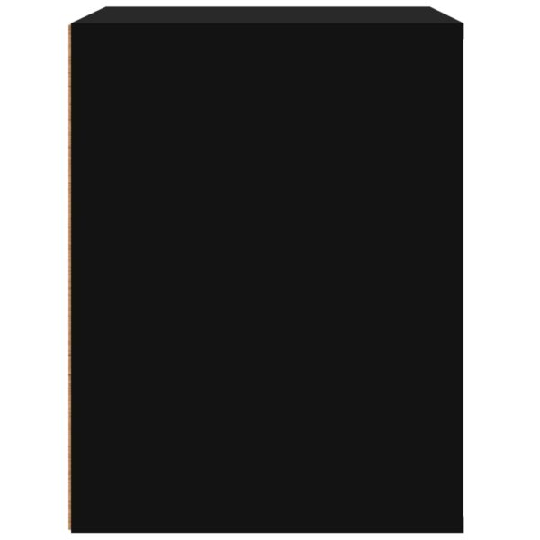 Mesa de cabeceira de parede 50x36x47 cm preto - Image 6