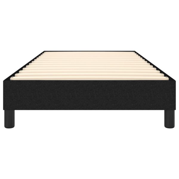Estrutura de cama sem colchão 90x190 cm tecido preto - Image 4