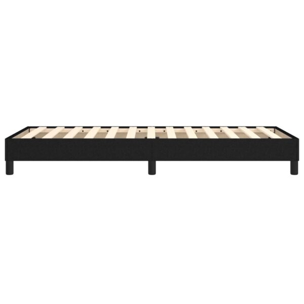 Estrutura de cama sem colchão 90x190 cm tecido preto - Image 5