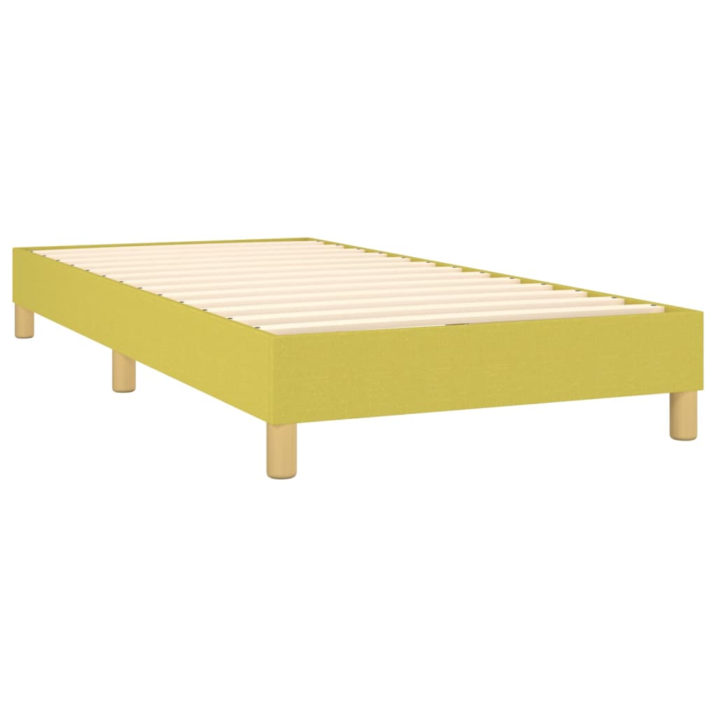 Estrutura de cama em tecido 80x200 cm verde - Image 3