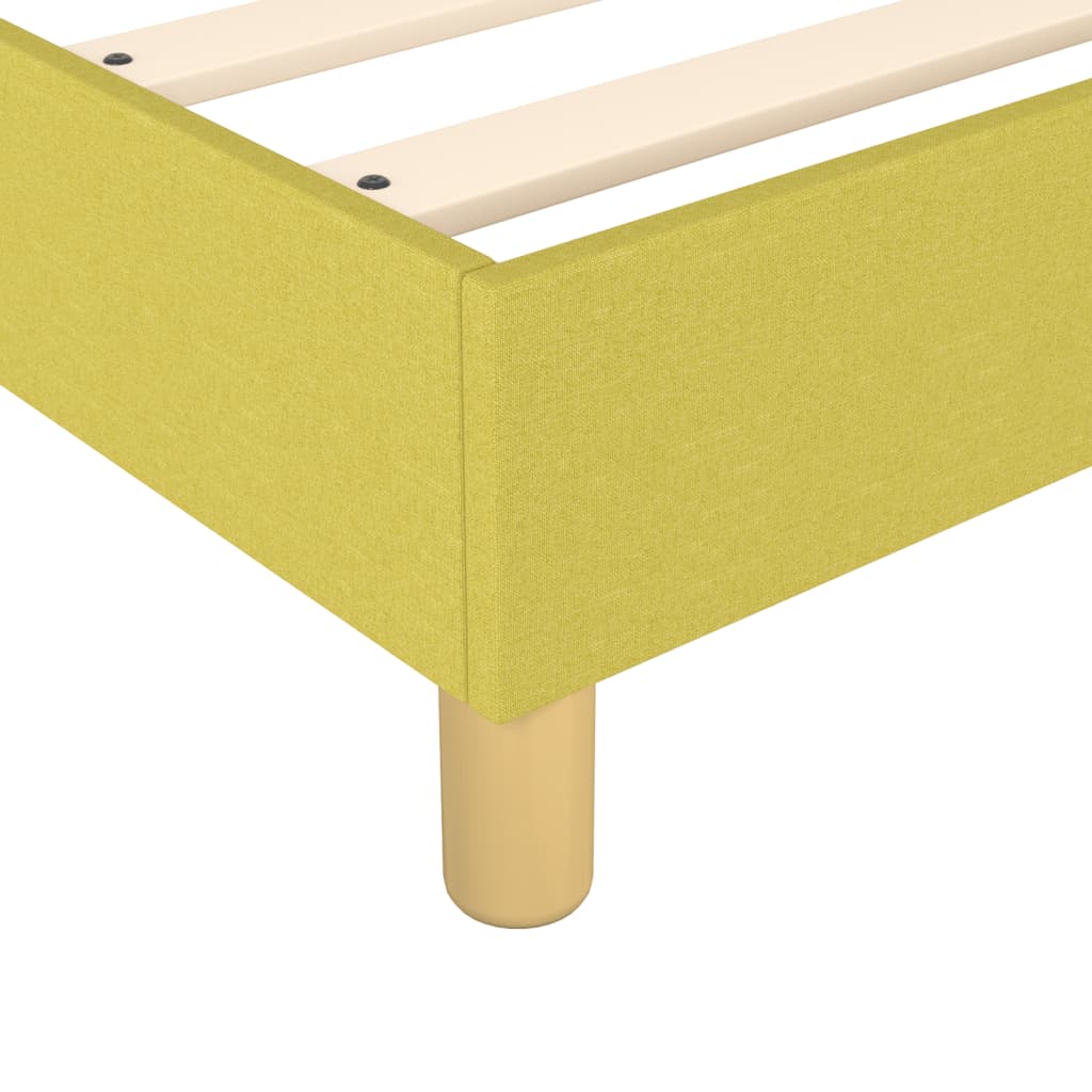 Estrutura de cama em tecido 80x200 cm verde - Image 6
