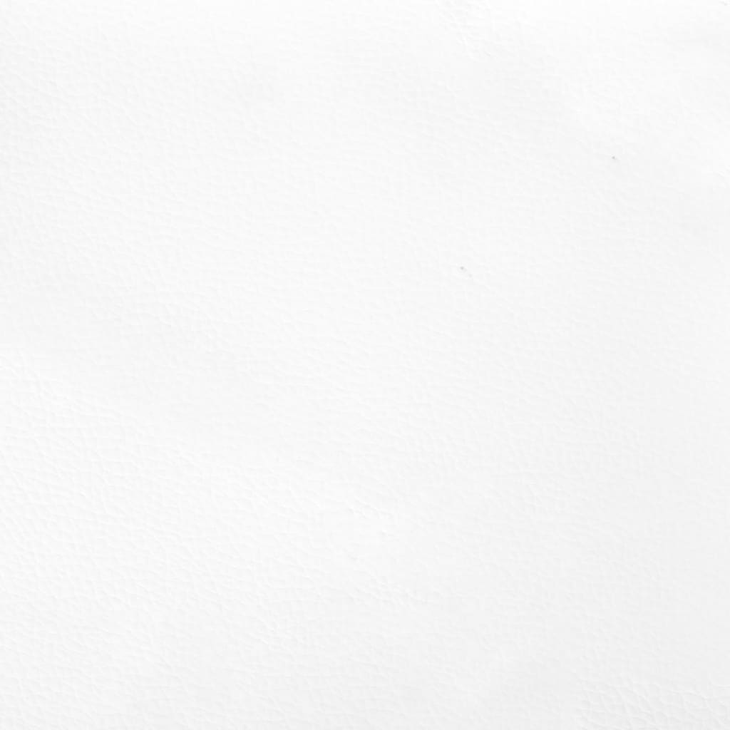 Estrutura de cama 80x200 cm couro artificial branco - Image 7