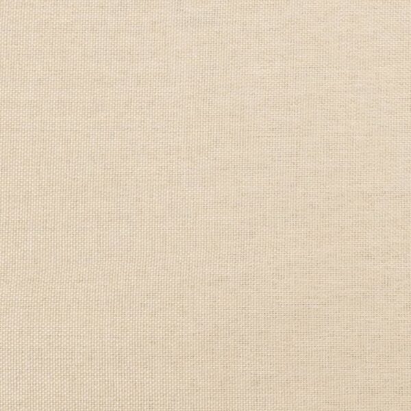 Cabeceira de cama 4 pcs tecido 72x5x78/88 cm creme - Image 6