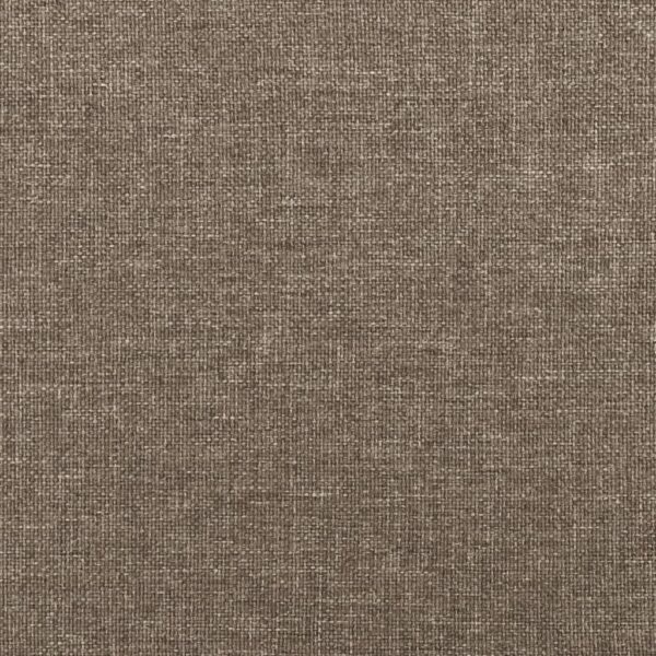 Cabeceira cama abas tecido 147x23x118/128 cm cinza-acastanhado - Image 5