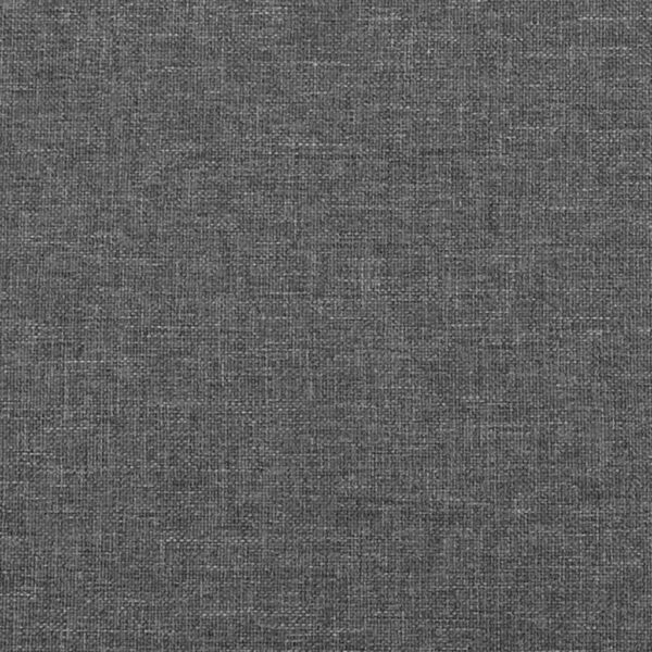 Cabeceira cama c/ abas tecido 163x23x118/128 cm cinzento-escuro - Image 5